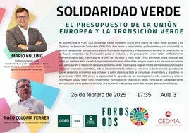 Cártel del Foro ODS: Solidaridad Verde.