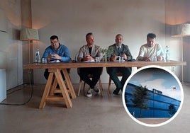 Los hermanos Del Barrio, de izquierda a derecha: José María, Héctor, Emilio y Antonio/Sky Center de Manises.