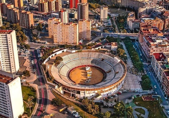 Imagen de la plaza de toros de Benidorm