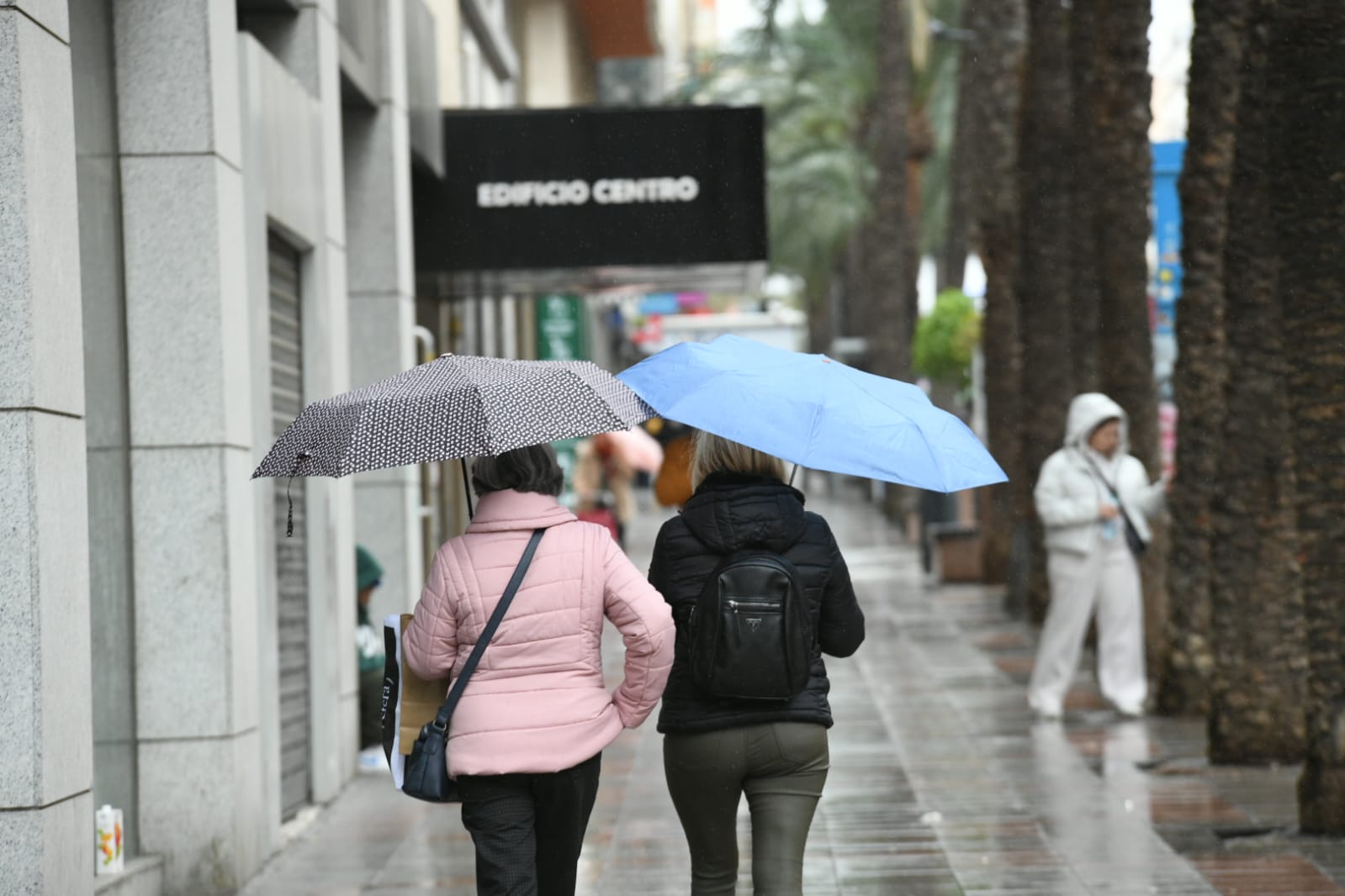El viento y la lluvia protagonizan la jornada comercial del carnaval en Alicante