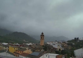 Imagen de la Atzubia durante uno de los días de lluvias.