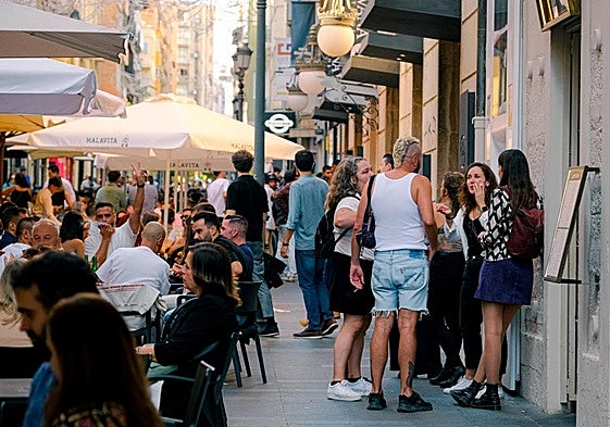 Terrazas a rebosar en Castaños.