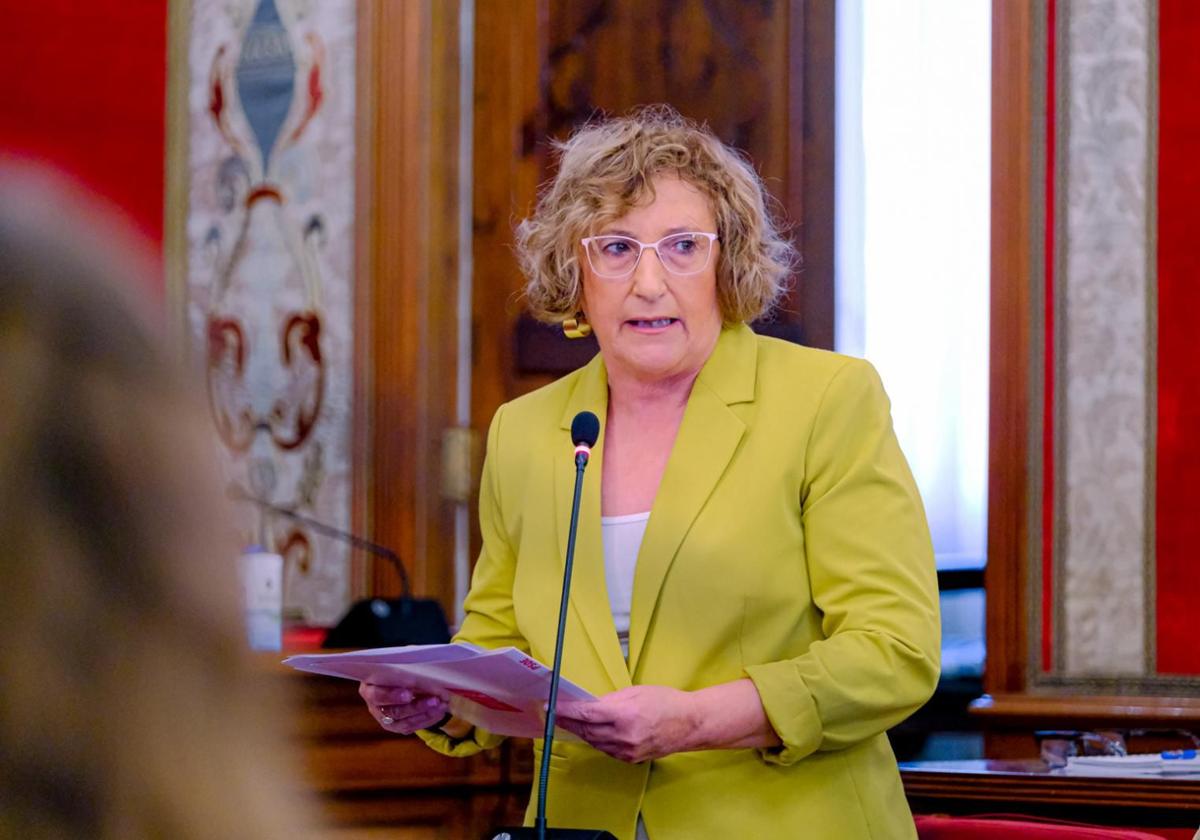 PSPV-PSOE spokesperson in the Alicante City Council, Ana Barceló.