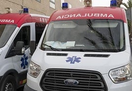 Ambulancias, en imagen de archivo.