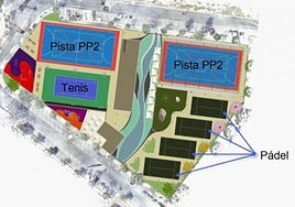 Nuevo polideportivo de Muchavista.