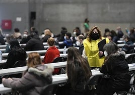 Opositores listos para los exámenes.