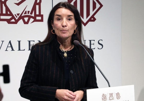 La consellera de Hacienda y Economia, Ruth Merino.