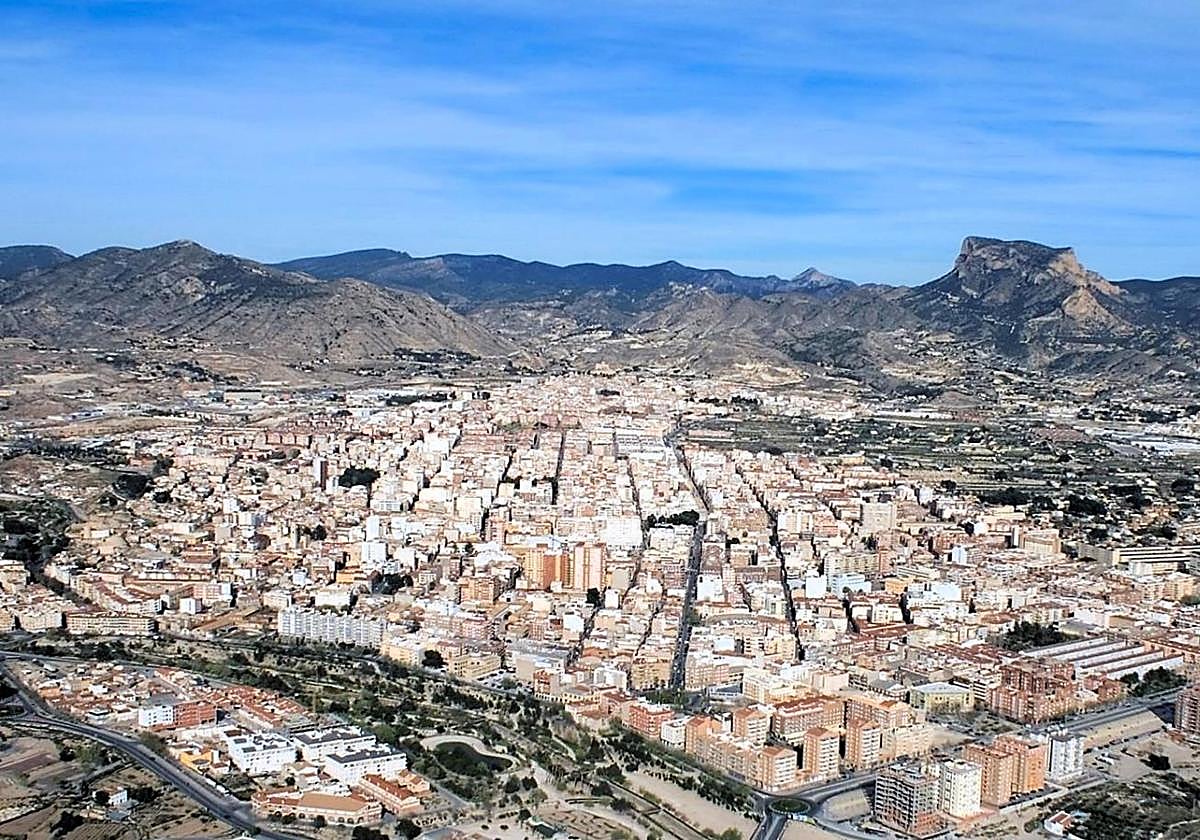 Panorámica de Elda.