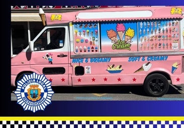 La Policía Local de Benidorm inmoviliza una 'food truck' británica que operaba sin licencia