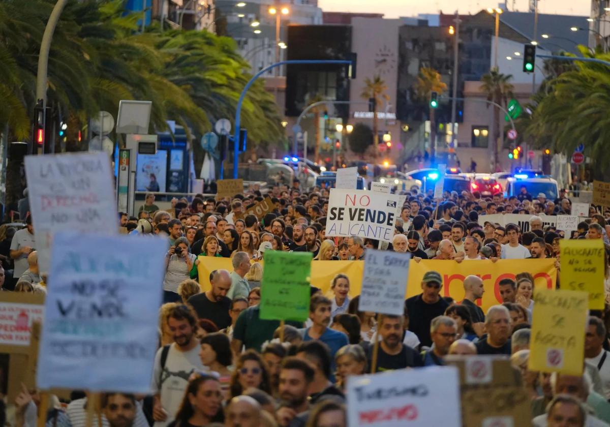 Alicante se suma a las manifestaciones por el derecho a la vivienda el sábado 5 de abril