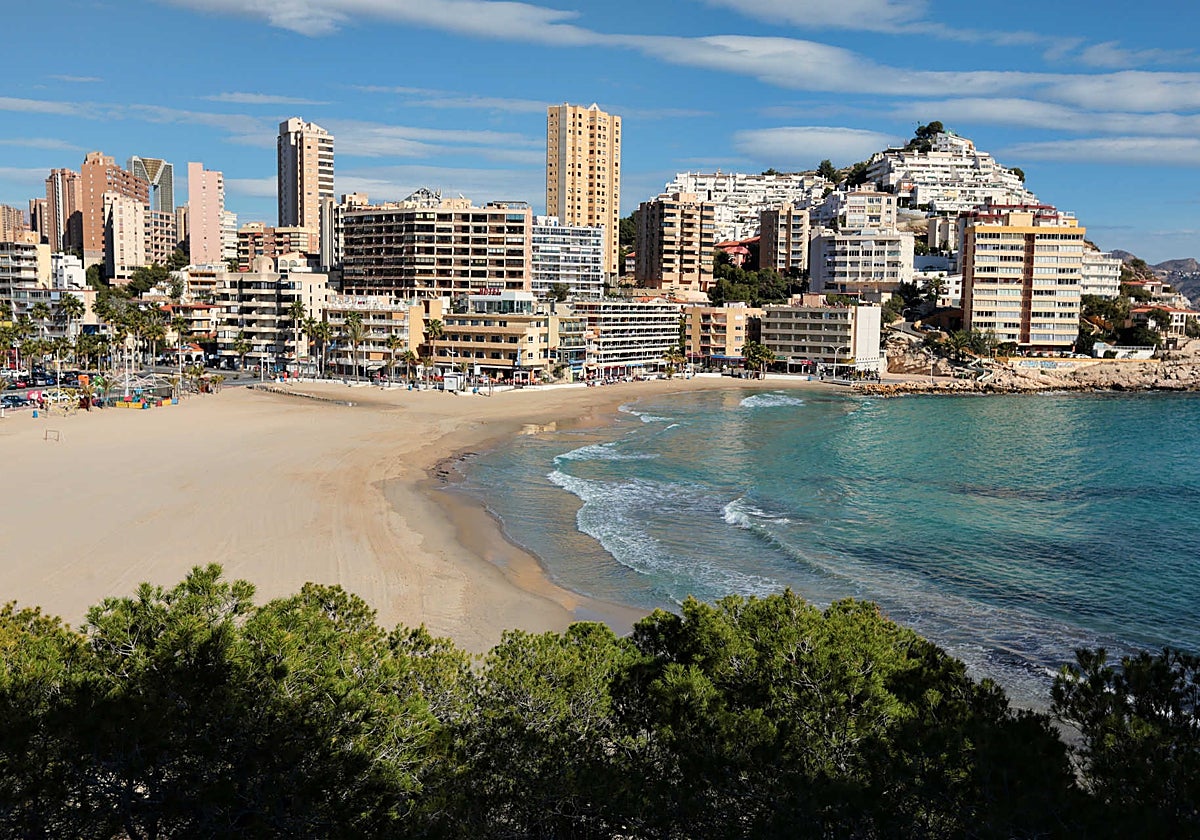 Imagen de archivo de la cala de Finestrat