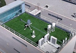 Instalaciones del Laboratorio de Climatología de la UA.