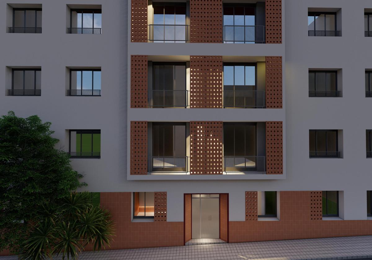 Alicante progresses in the rehabilitation of 14 homes for young rental in San Gabriel