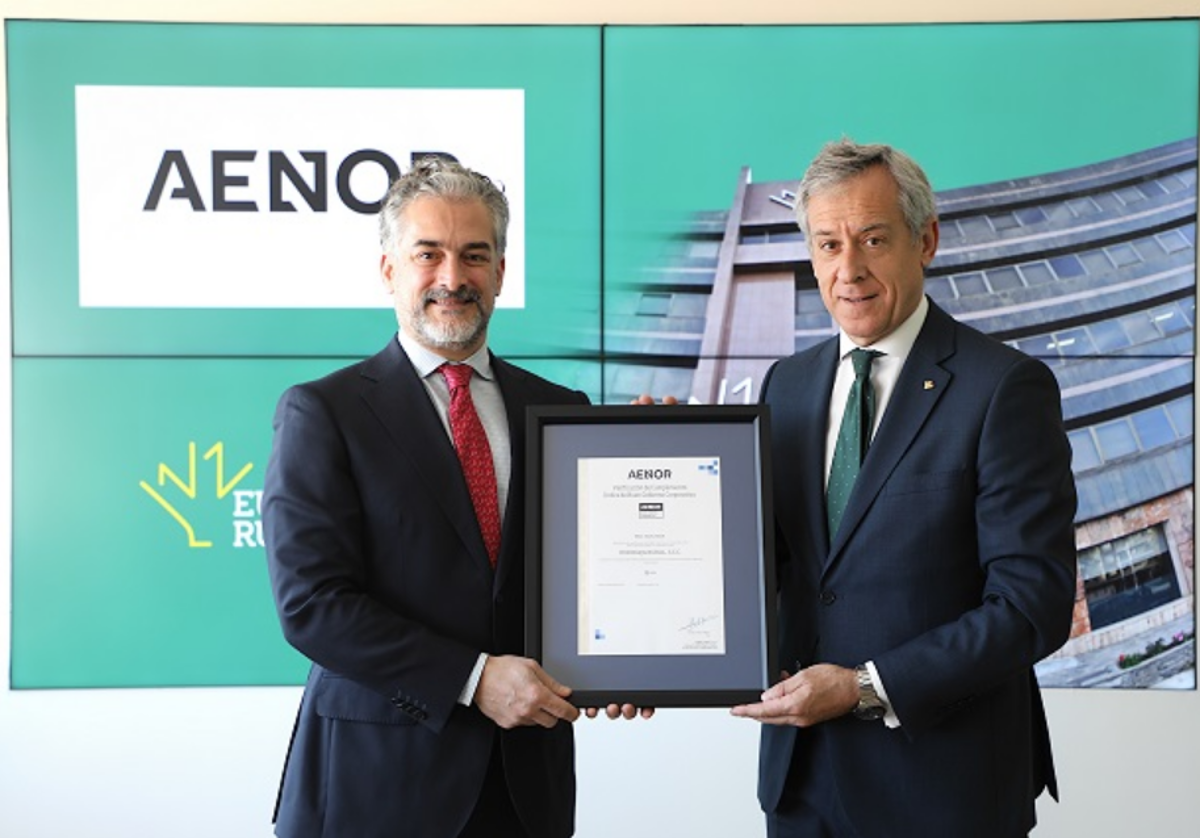 Compromiso y transparencia: Eurocaja Rural recibe la certificación de Buen Gobierno Corporativo de AENOR con la máxima calificación (G++)