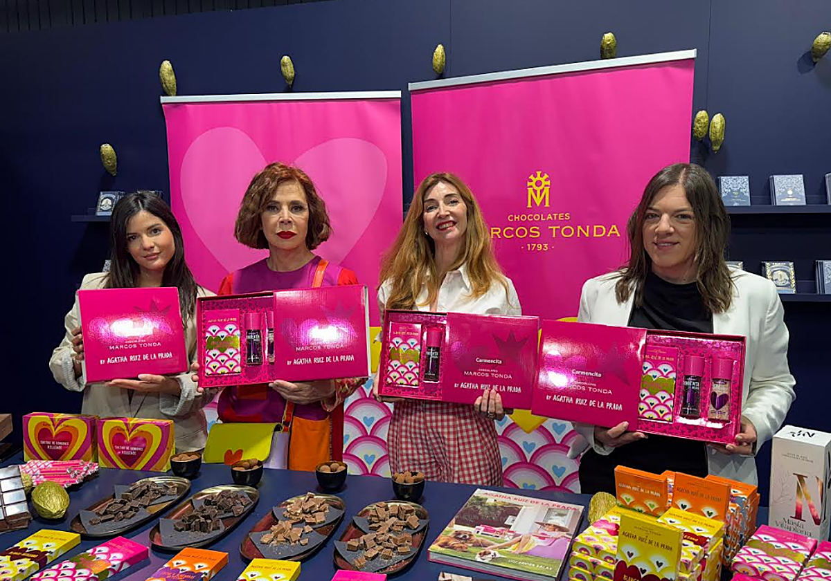 Moda, tradición y sabor: la innovadora propuesta de Carmencita y Chocolates Marcos Tonda 1793 en el 'Salón Gourmets' de Madrid