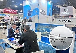 Participación del Puerto de Alicante en la feria de cruceros de Miami.