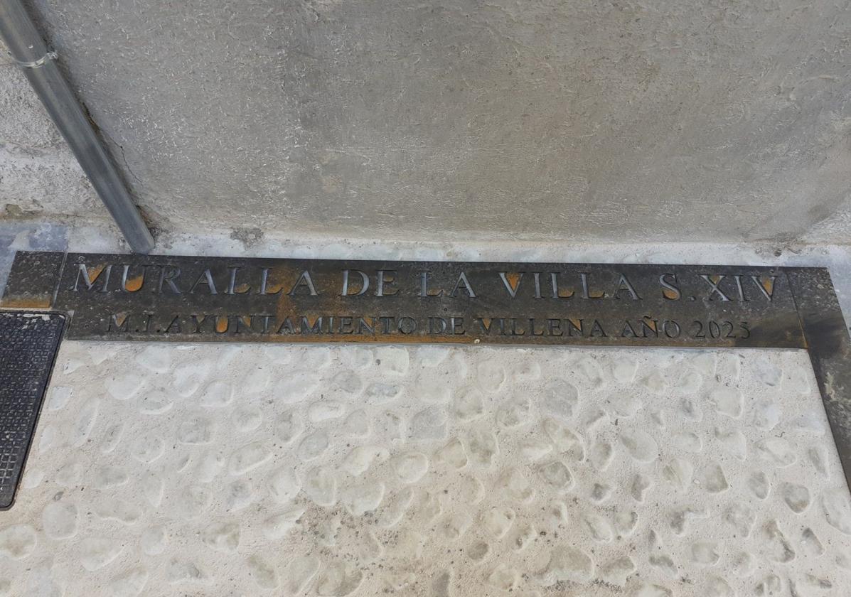 Villena Marks Medieval Wall Section Found in Historic Centre