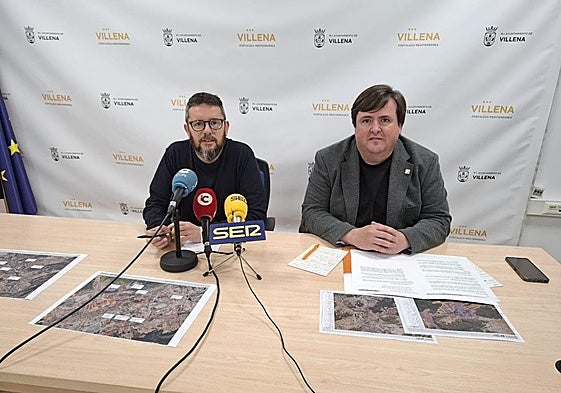 El concejal de Urbanismo, Agricultura y Medio Ambiente, Francisco Iniesta, junto al diputado autonómico Vicent Granel.