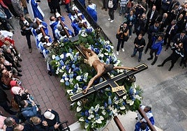 Procesión de Semana Santa en Alicante.