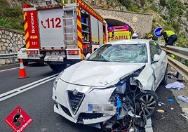 Las impactantes imágenes tras el atropello mortal a un grupo de ciclistas en la provincia de Alicante