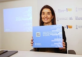 Ruth Merino, en la presentación de los presupuestos de la Generalitat para 2025.