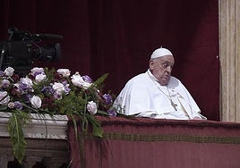 El Papa Francisco este domingo.