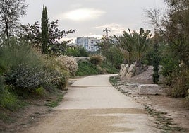Paseo por el Parque del Mar, en Alicante Sur.