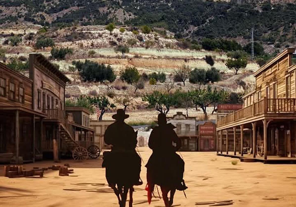 Cartel previo al rodaje de 'Al oeste de Bitrit'.