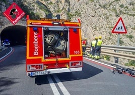 Bomberos del Consorcio Provincial, durante una intervención.