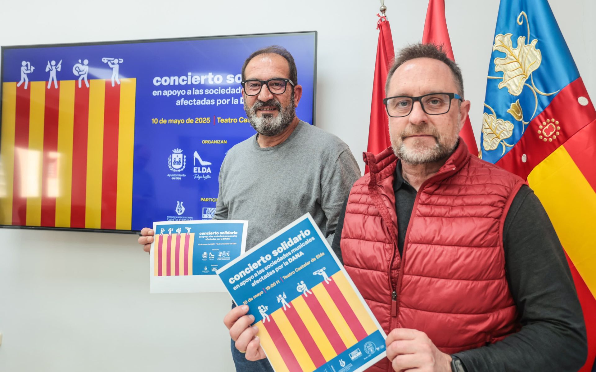 Elda organiza un concierto solidario en apoyo a las sociedades musicales afectadas por la dana
