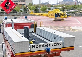 Rescate de la senderista noruega.