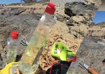 Denunciado por verter productos químicos para pescar cangrejos en una playa de la provincia de Alicante