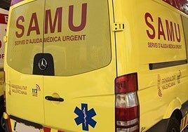Ambulancia del SAMU.