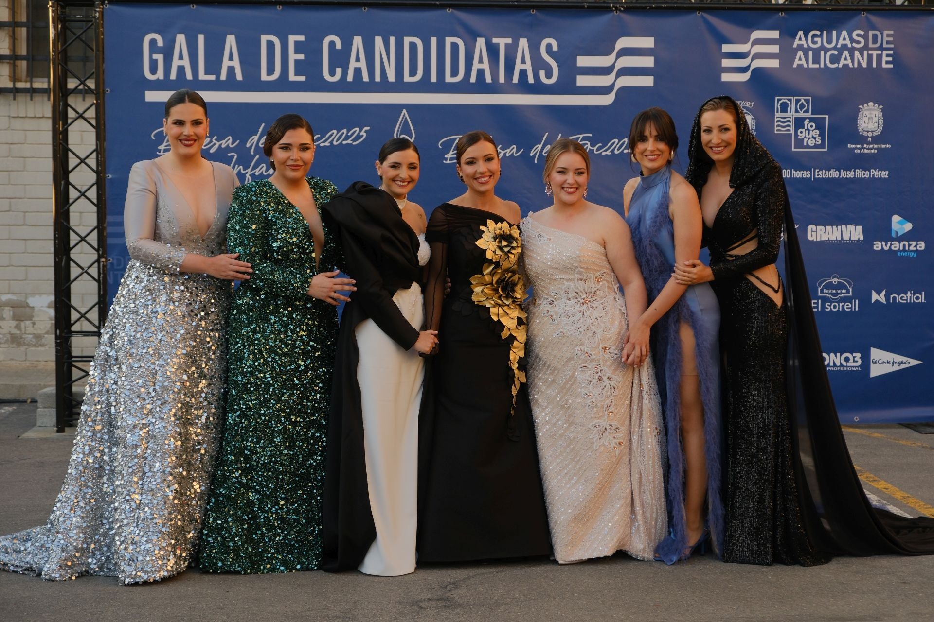 Estos son los vestidos en la gala de las candidatas a bellea del foc