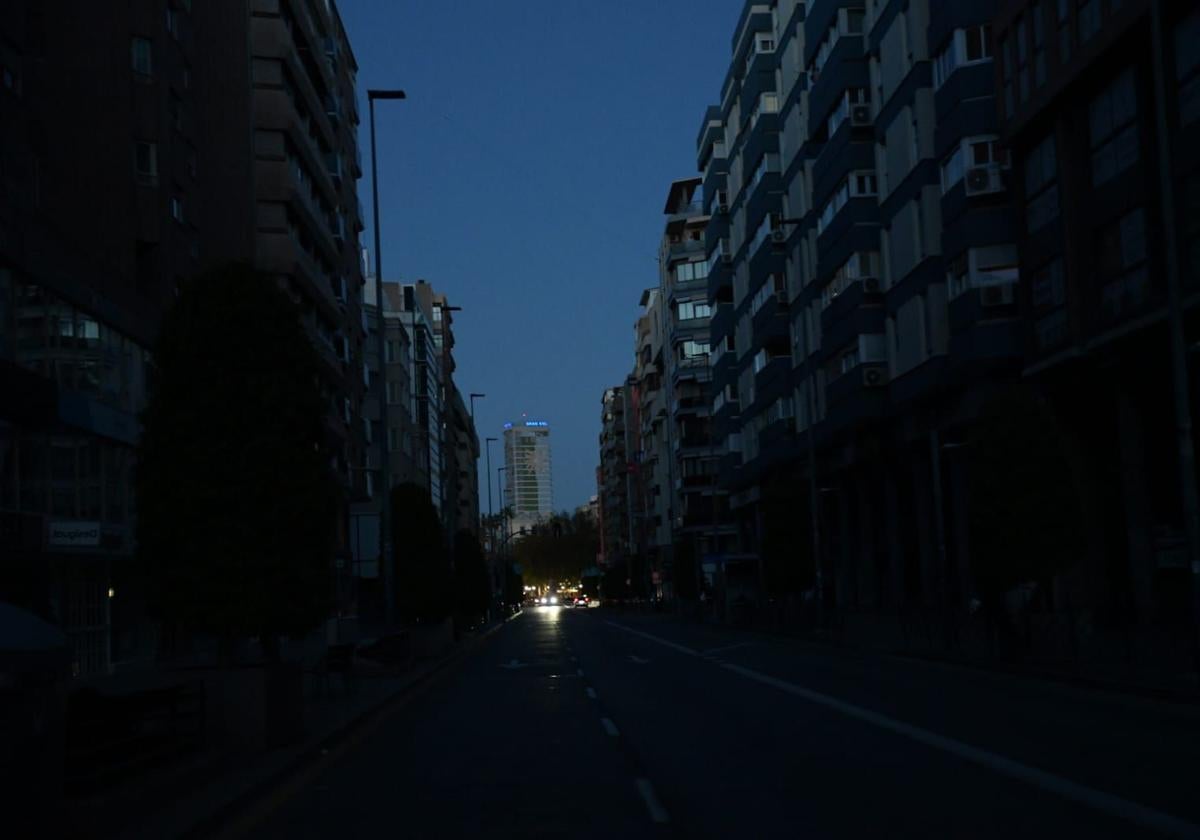 Alicante, a oscuras