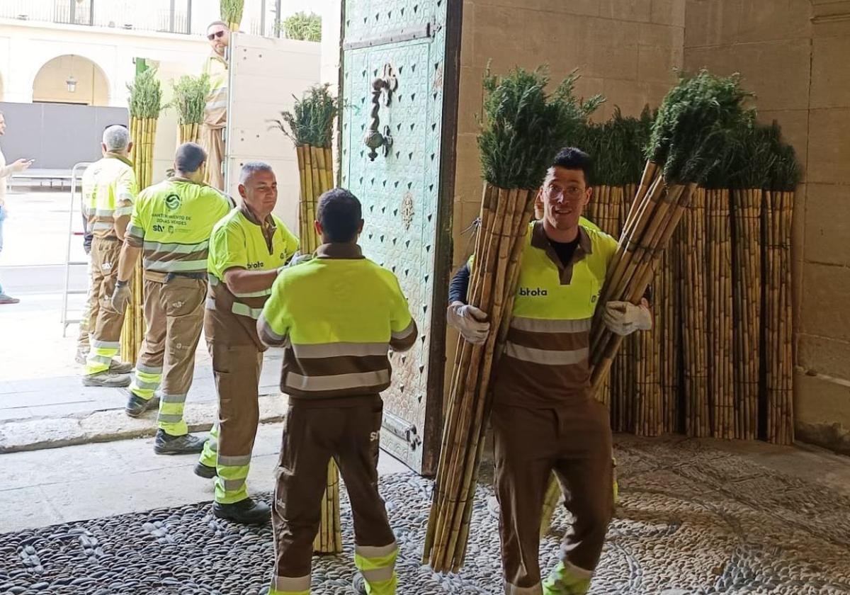 Servicios especiales de limpieza para la Santa Faz