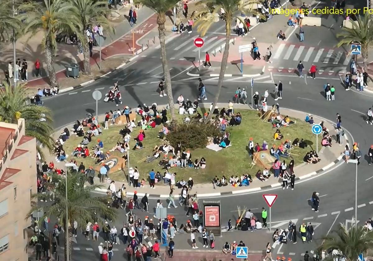 170 agentes, unidad canina, drones y Protección Civil: el dispositivo de Sant Joan para la Santa Faz