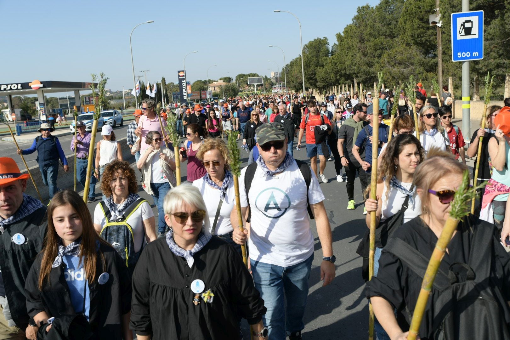 Búscate en las imágenes de la romería de la Santa Faz 2025