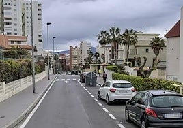 Una de las calles afectadas por el corte de luz.