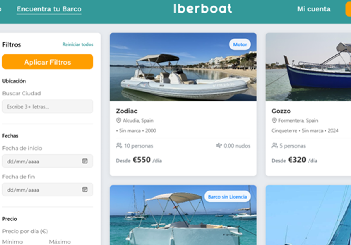 Iberboat, la plataforma con sello alicantino para alquilar embarcaciones entre particulares