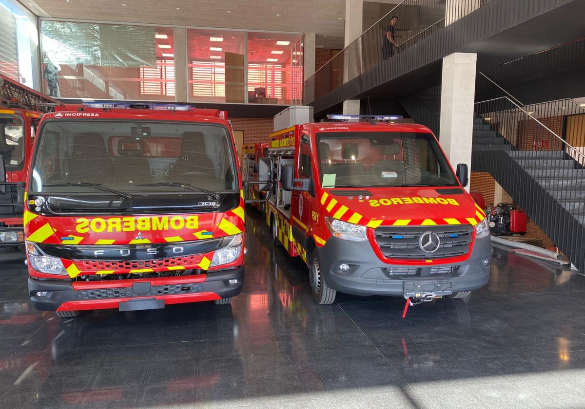 Continúan las inversiones para los bomberos de Alicante: llegan cuatro nuevos camiones
