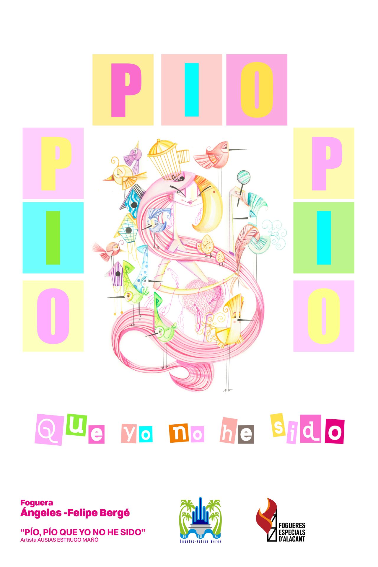 Así lucen los bocetos de las hogueras especiales infantiles