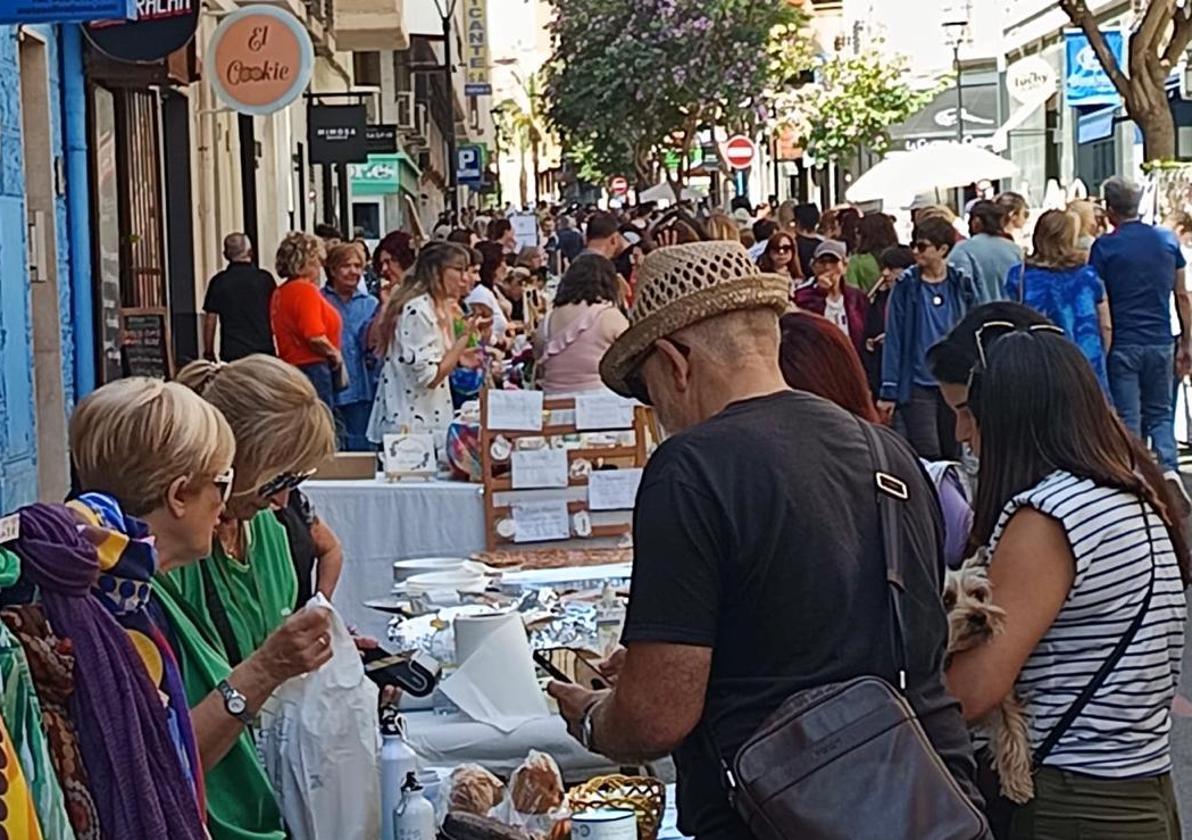 Fiesta de primavera en la zona Quintana de Alicante para impulsar el comercio local