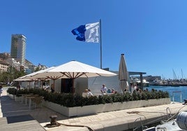 La nueva terraza del Noray.