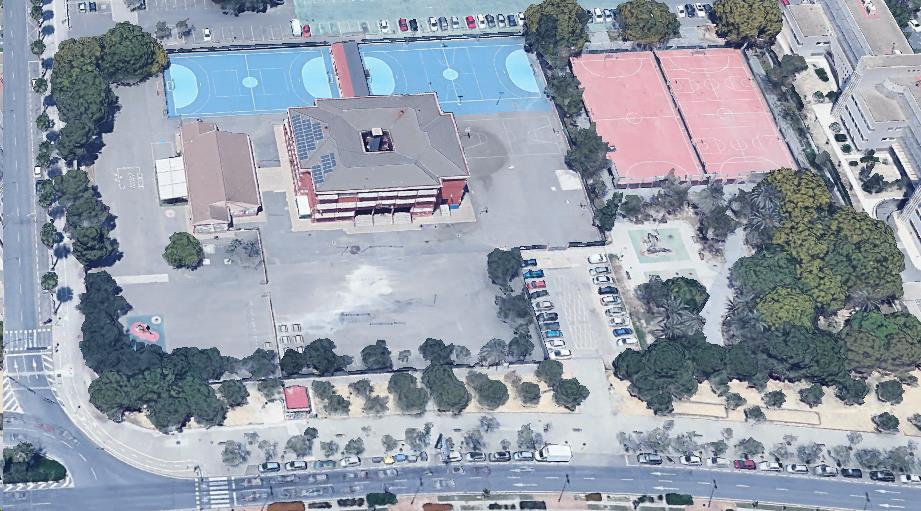 Imagen principal - La ampliación del colegio La Florida de Alicante queda en el aire tras la renuncia de la empresa a las obras