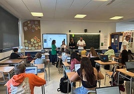 Un aula en un centro educativo.