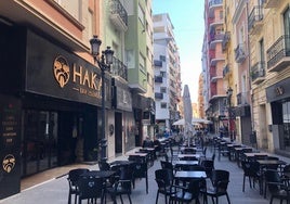 Antiguo hotel Rialto de Alicante.