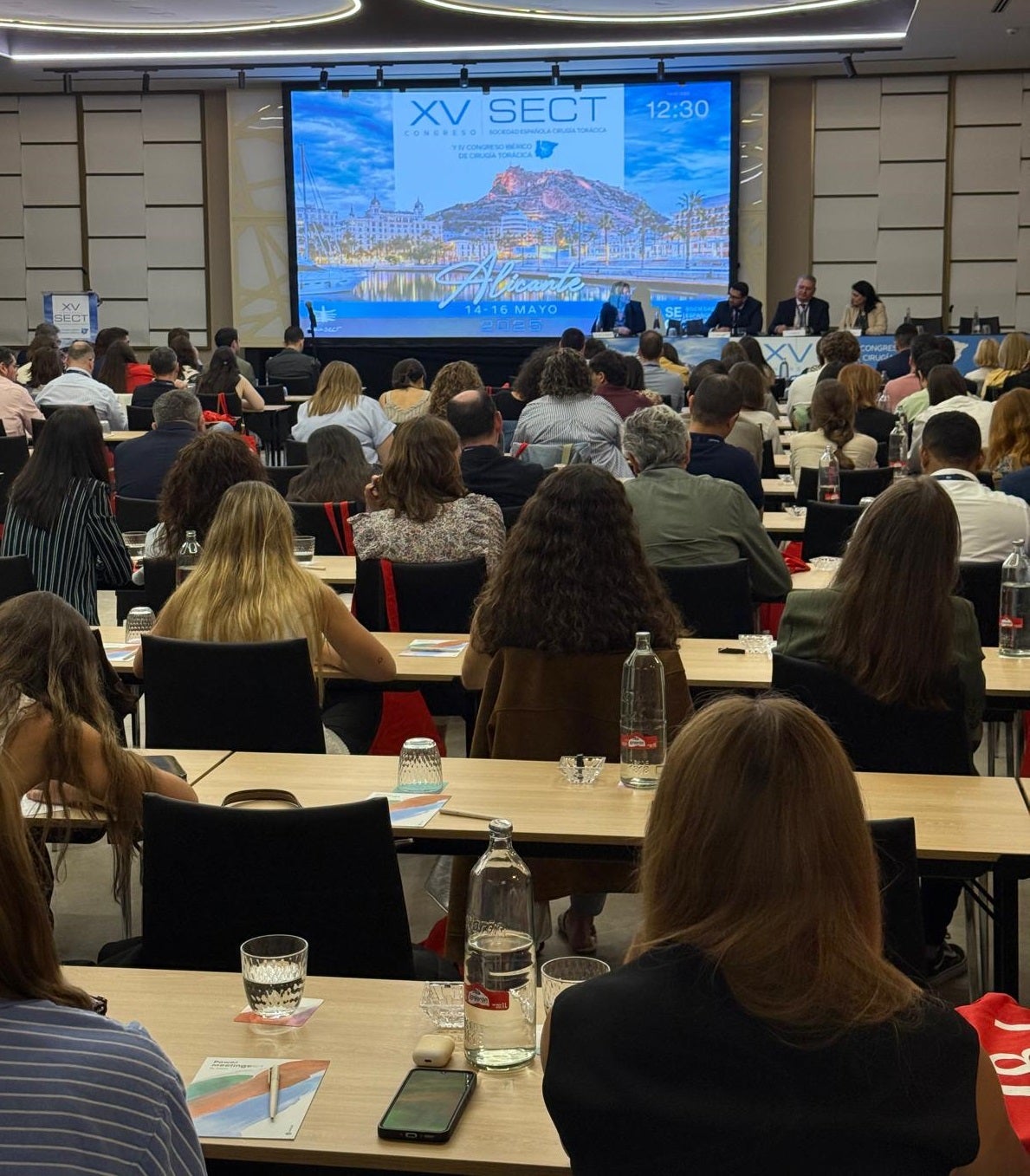 Sesión inaugural del congreso SECT, celebrada este miércoles en el Hotel Meliá de Alicante.