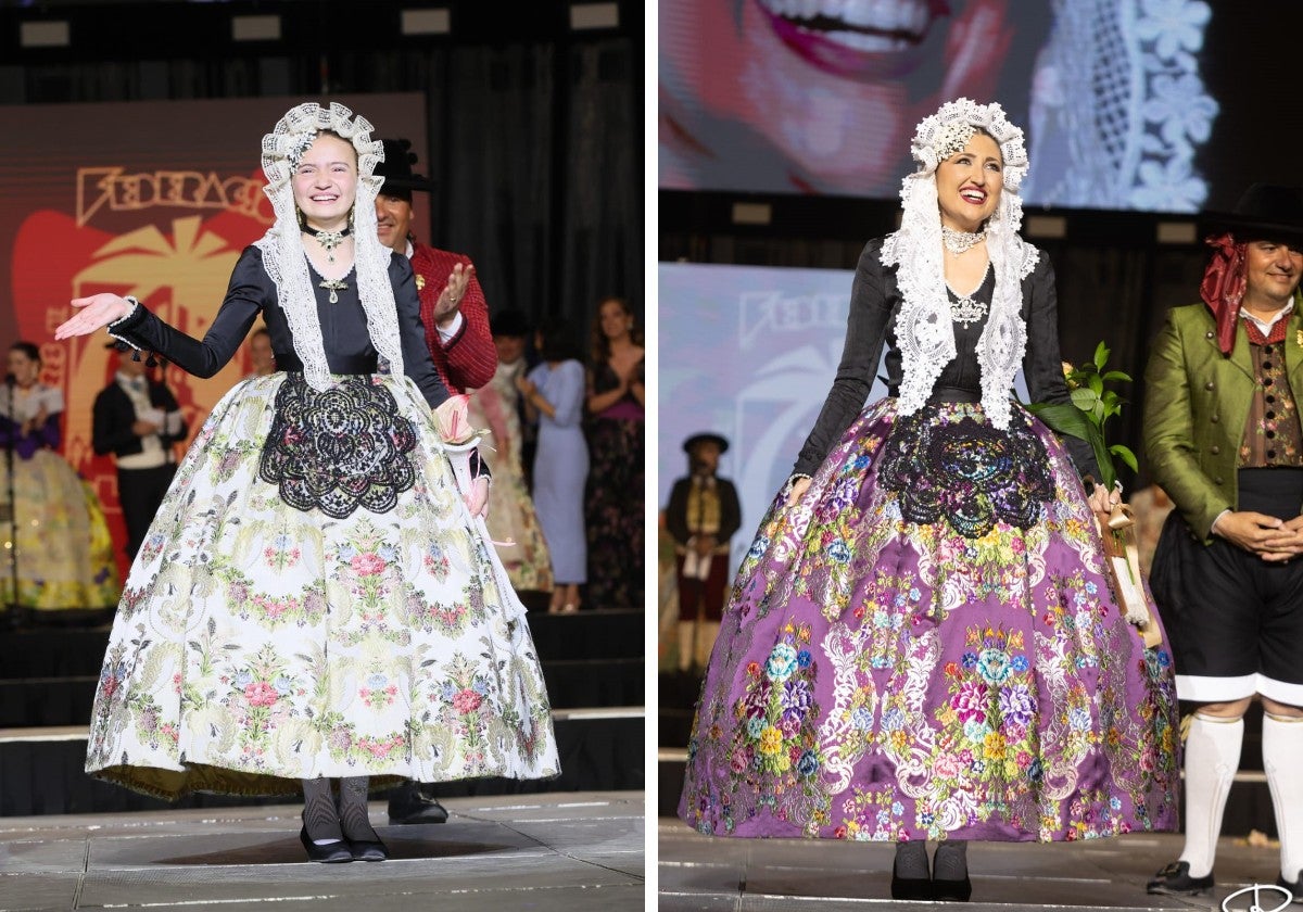 Valentina Tárraga y Adriana Vico, tras su elección.