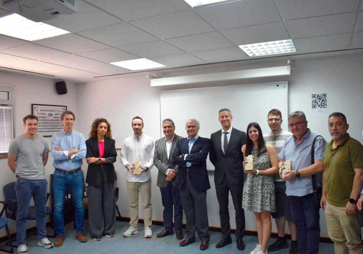 Entrega de los premios de la Cátedra Vectalia Movilidad, el pasado viernes.